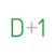 D+1